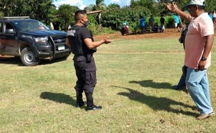 Entre abucheos, policías cancelan juego de beisbol en Yucatán ante Covid-19