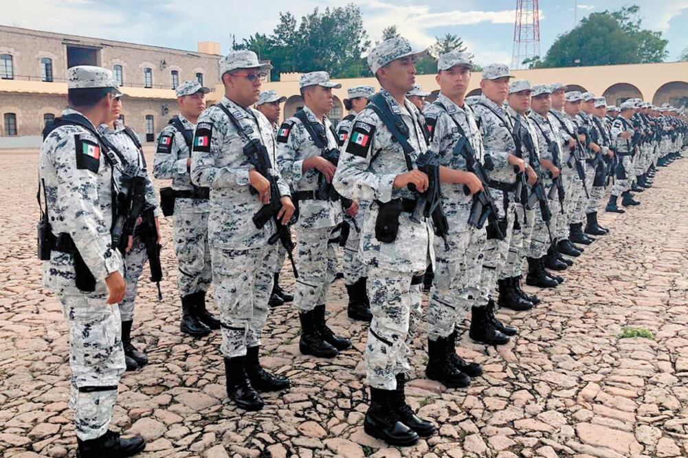 Autoridades de Michoacán confirmaron ayer la presencia de 161 militares en el municipio de Morelia y 143 en Pátzcuaro. Los elementos de la Guardia Nacional comenzaron a llegar las últimas horas del lunes. Foto: ESPECIAL