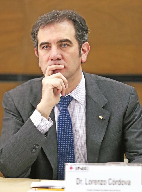 El INE busca una competencia equitativa, dijo Lorenzo Córdova. ARCHIVO EL UNIVERSAL
