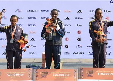Maratón CDMX 204: Fancy Chemutai y Janet Ruguru hacen el 1-3 para Kenia en rama femenil