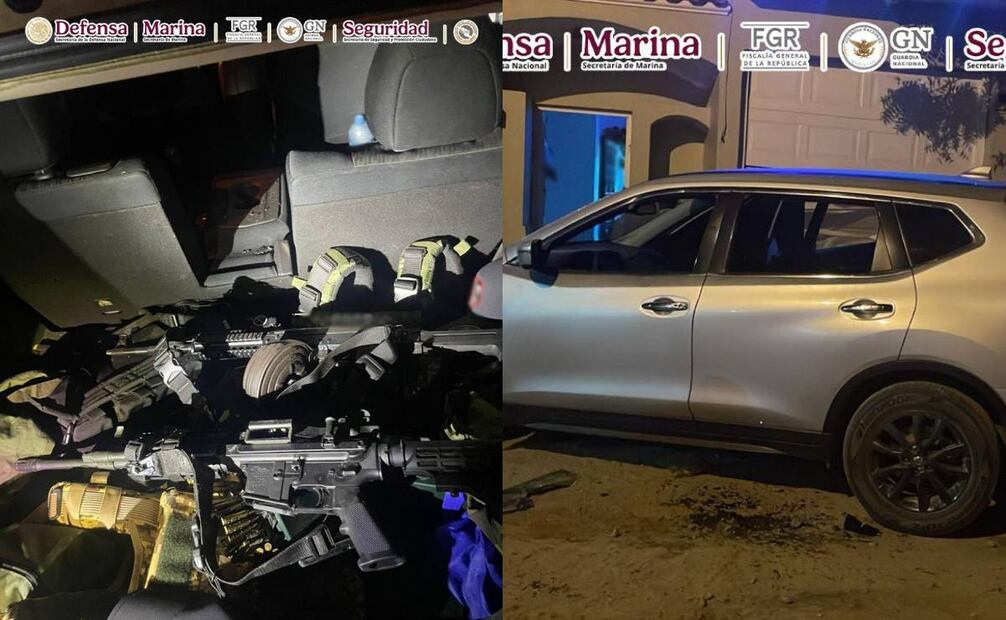 Elementos incautados (28/12/2024). Foto: Especial