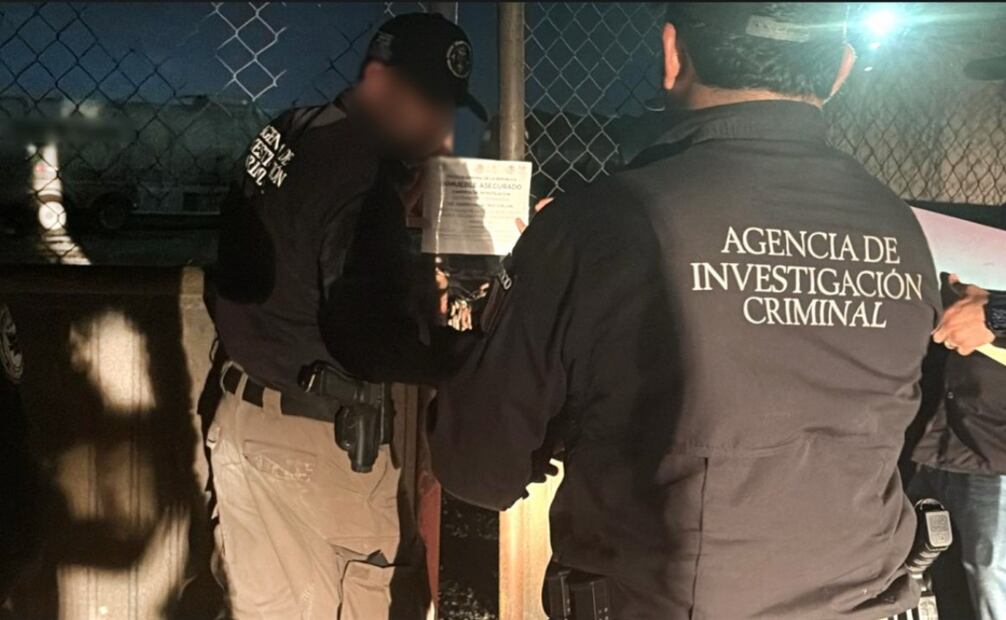 El inmueble y lo asegurado quedaron a disposición del MPF. Foto: Especial.