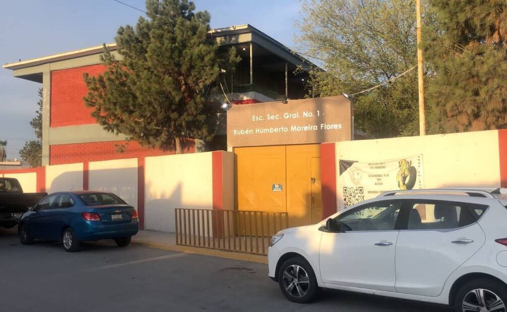 El ataque ocurrió en la Secundaria General N° 1 “Rubén Humberto Moreira Flores", localizada en Ramos Arizpe, Coahuila. Foto: Especial/El Universal