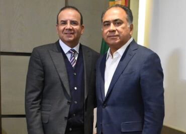 Navarrete Prida y Héctor Astudillo se reúnen para hablar de seguridad en Guerrero