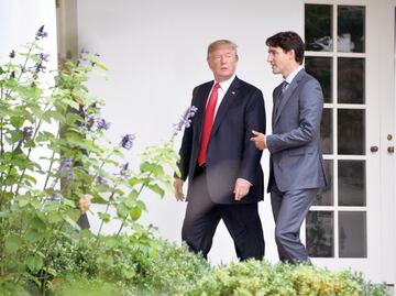 Tras anuncio de aranceles, Trudeau y Trump tuvieron una conversación “productiva” sobre comercio y fronteras