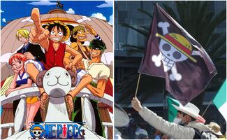 ¿De qué trata One Piece, el anime cuya bandera formó parte en marcha de la Generación Z?