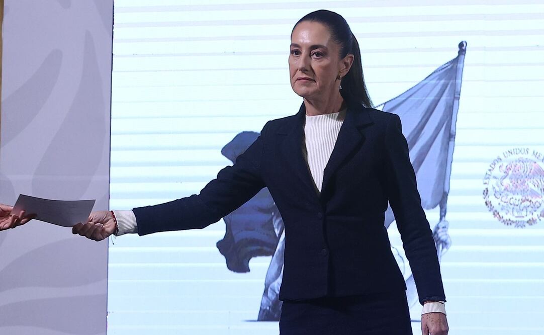 Foto: Conferencia matutina de la presidenta Claudia Sheinbaum en Palacio Nacional. Fotos: Berenice Fregoso/EL UNIVERSAL