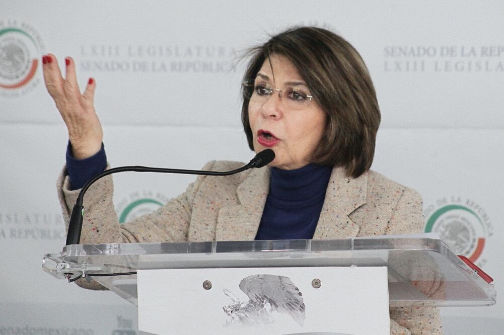 La senadora Angélica de la Peña (PRD) viajó en junio a Varsovia, Polonia, a una cumbre: se pagaron 148 mil 263 pesos por su vuelo (ARCHIVO EL UNIVERSAL)