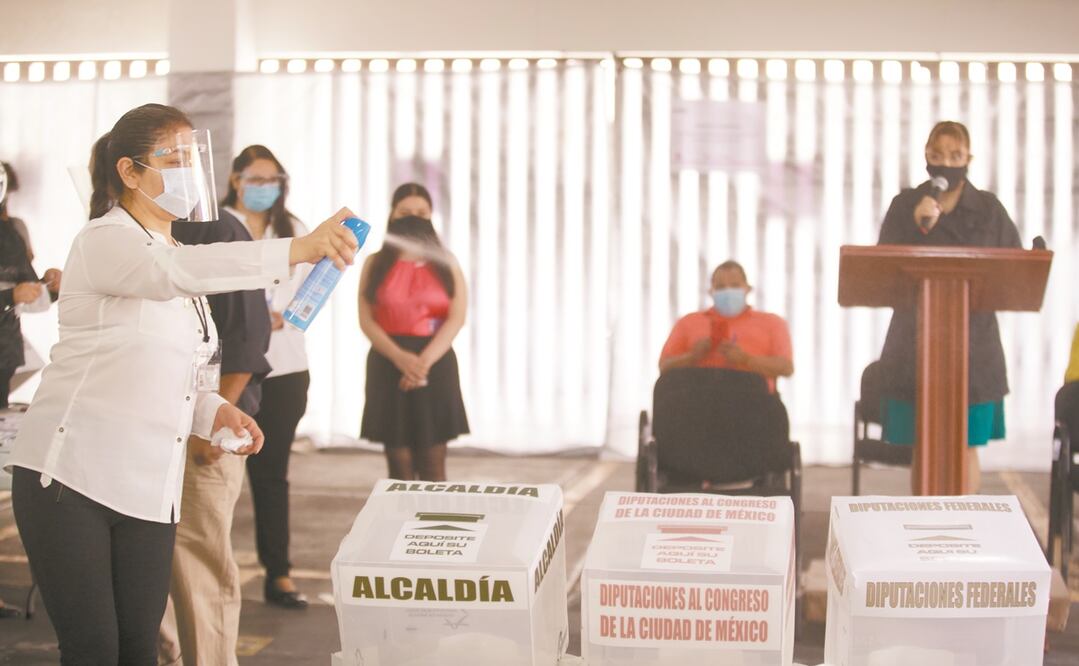 Las más de 162 mil casillas que se instalarán en todo el país deberán atender las medidas sanitarias el 6 de junio próximo. Foto: GERMÁN ESPINOSA. EL UNIVERSAL