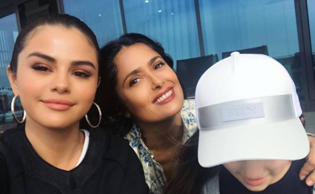 Salma se dejó ver con Selena Gomez Foto: Instagram