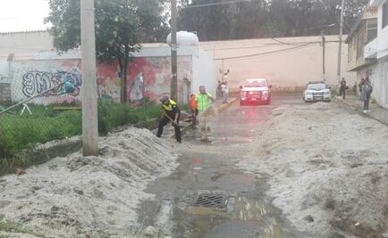 Realizan operativo en Chalco tras granizada