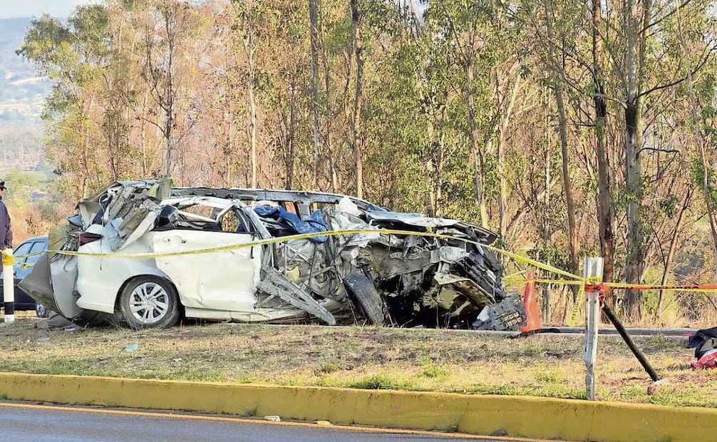 En el percance en la carretera a Calpulalpan, de los cuatro fallecidos, dos eran menores. Foto: Especial