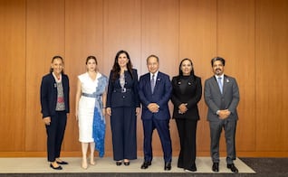 Kenia López Rabadán se reúne con representantes de la Japan Business Federation; busca fortalecer inversión en México