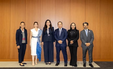 Kenia López Rabadán se reúne con representantes de la Japan Business Federation; busca fortalecer inversión en México