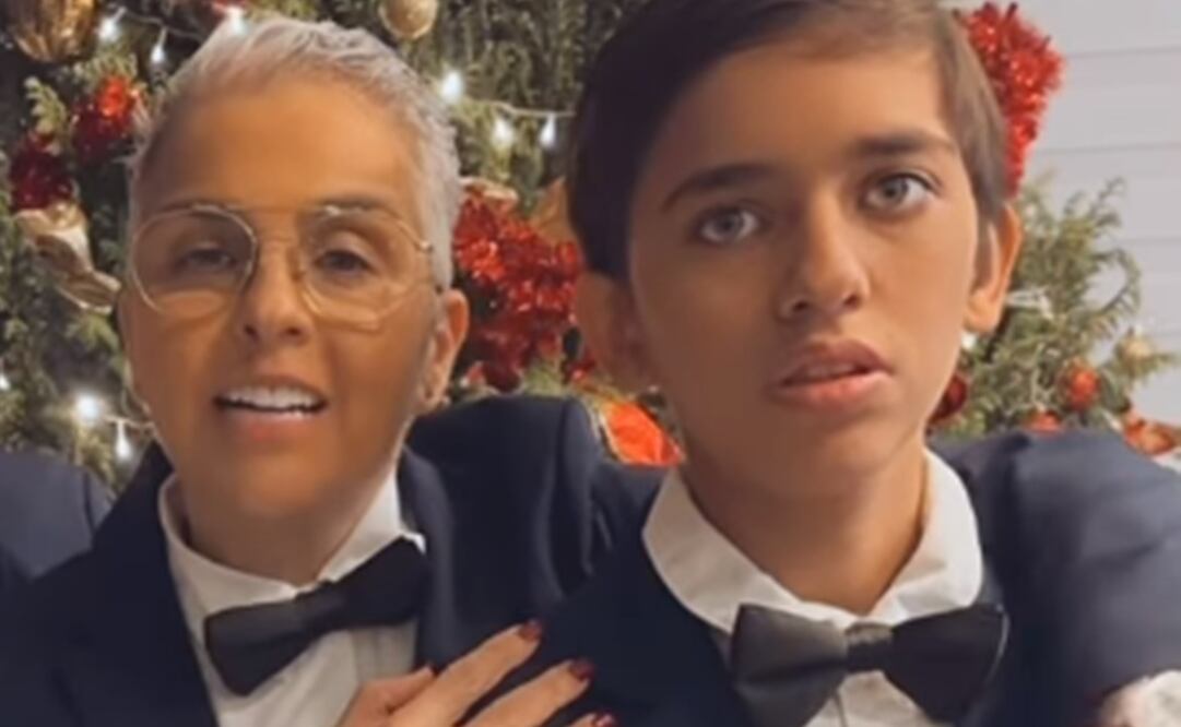 La cantante Federica Quijano y su hijo Sebastián. Foto: Instagram oficial de Quijano.