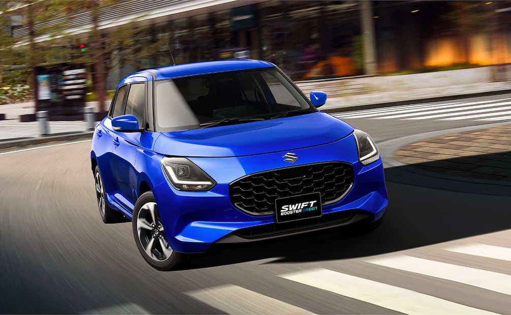 Este hatchback híbrido cuenta con un diseño deportivo. Foto: Suzuki México