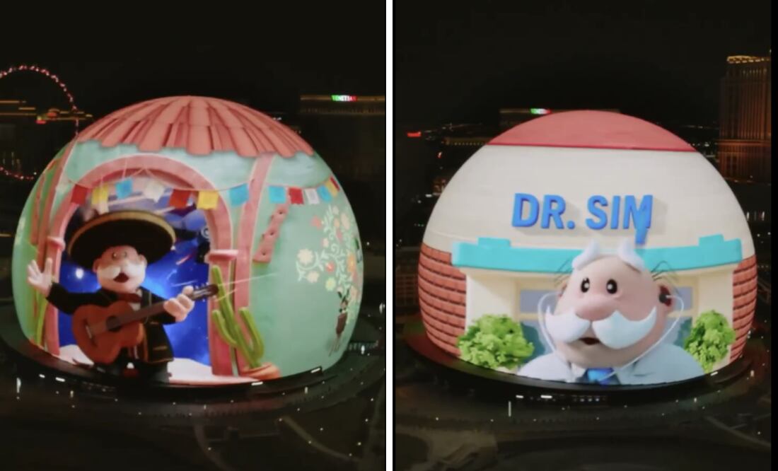 La icónica mascota de Farmacias Similares sorprendió al aparecer en la pantalla más grande del mundo.
Foto: Captura de pantalla en X