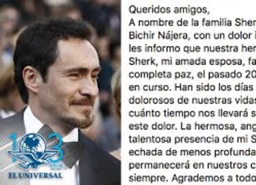 Demian Bichir confirma muerte de su esposa Stefanie Sherk