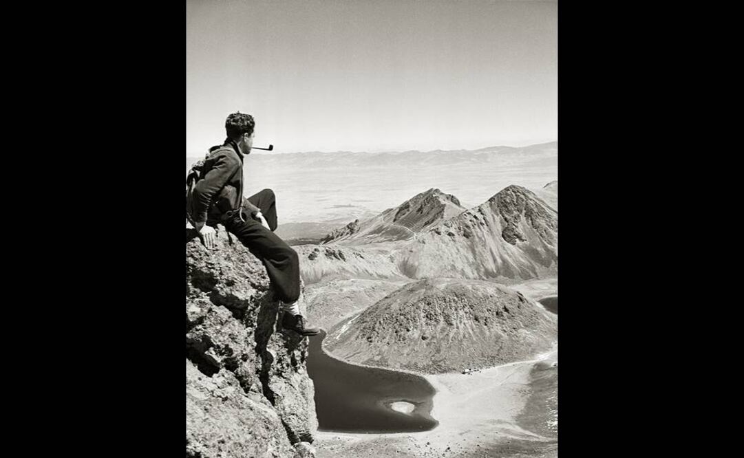 "Autorretrato en el Nevado de Toluca". FOTO: Cortesía Fundación Juan Rulfo.