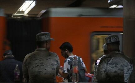 En tercer día de la Guardia Nacional en el Metro, siguen las grabaciones