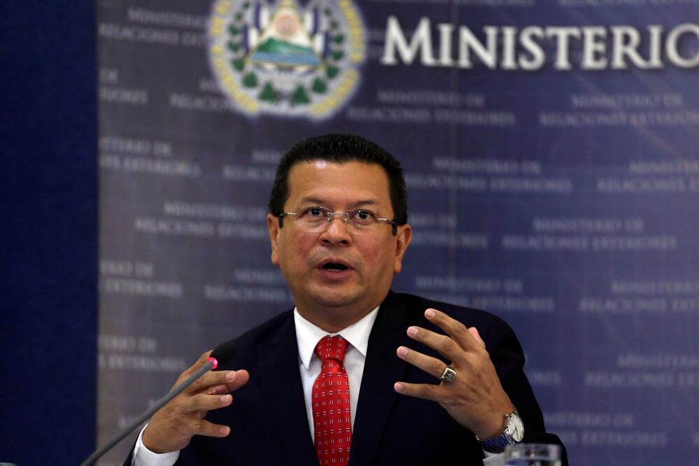 El canciller salvadoreño, Hugo Martínez. (FOTO: EFE)