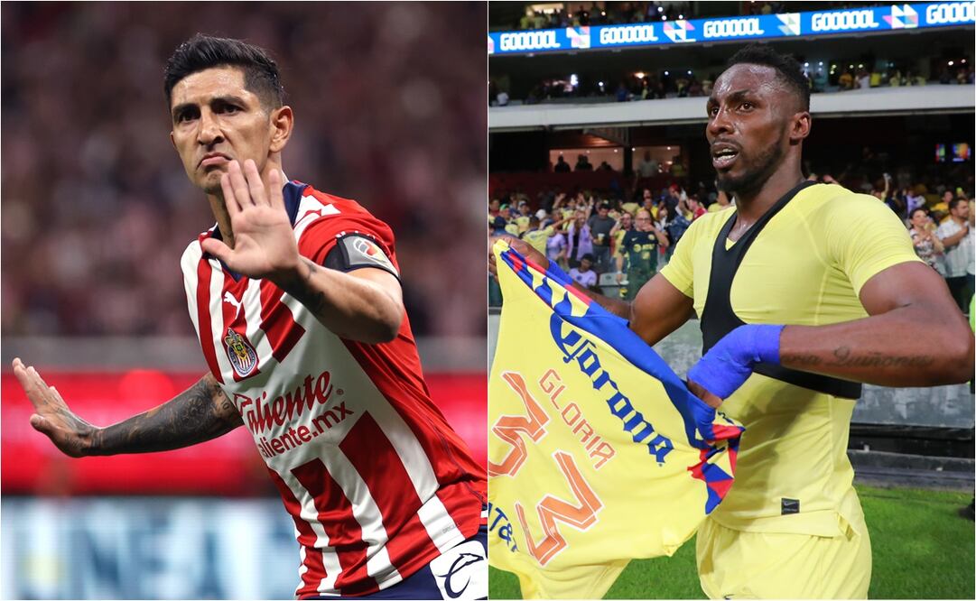 Víctor Guzmán y Julián Quiñones, los héroes de sus equipos. FOTO: ESPECIAL