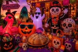 Summerween 2026 adelanta Halloween y Día de Muertos con decoraciones y pan de muerto