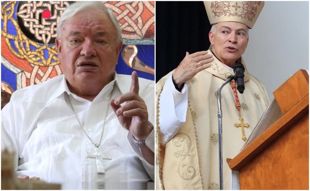 De isquierda a derecha: el cardenal Juan Sandoval Iñiguez y el arzobispo primado de México, Carlos Aguilar Retes. Fotos: Archivo/ El Universal 