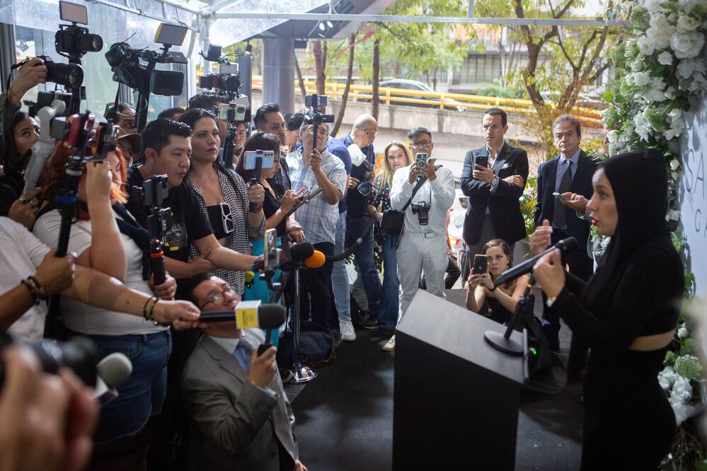 Sandra Cuevas inauguró su nueva galería de arte en la Alcaldía Miguel Hidalgo. Foto Darío Luna / El Universal