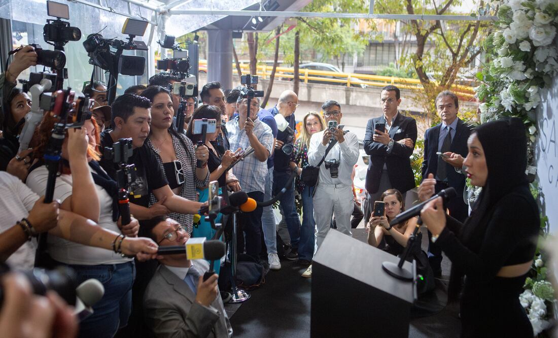 Sandra Cuevas inauguró su nueva galería de arte en la Alcaldía Miguel Hidalgo. Foto Darío Luna / El Universal