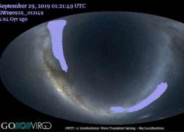 Analizan 39 nuevas señales de ondas gravitacionales detectadas por LIGO y Virgo