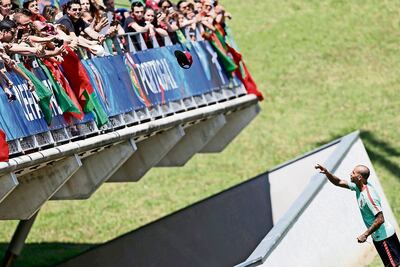 Portugueses reciben a sus ídolos