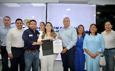 Gloria Garza, nueva dirigente del PAN en Tamaulipas, recibe constancia de mayoría de votos; es la primera mujer en presidir el partido