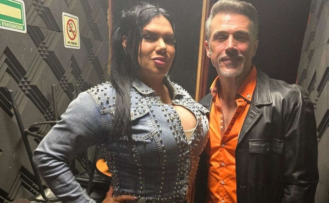 Kimberly y Sergio Mayer, reina y embajador de un comité para la marcha del orgullo 2024. Foto: @Instagram @kimberly_lamaspreciosa