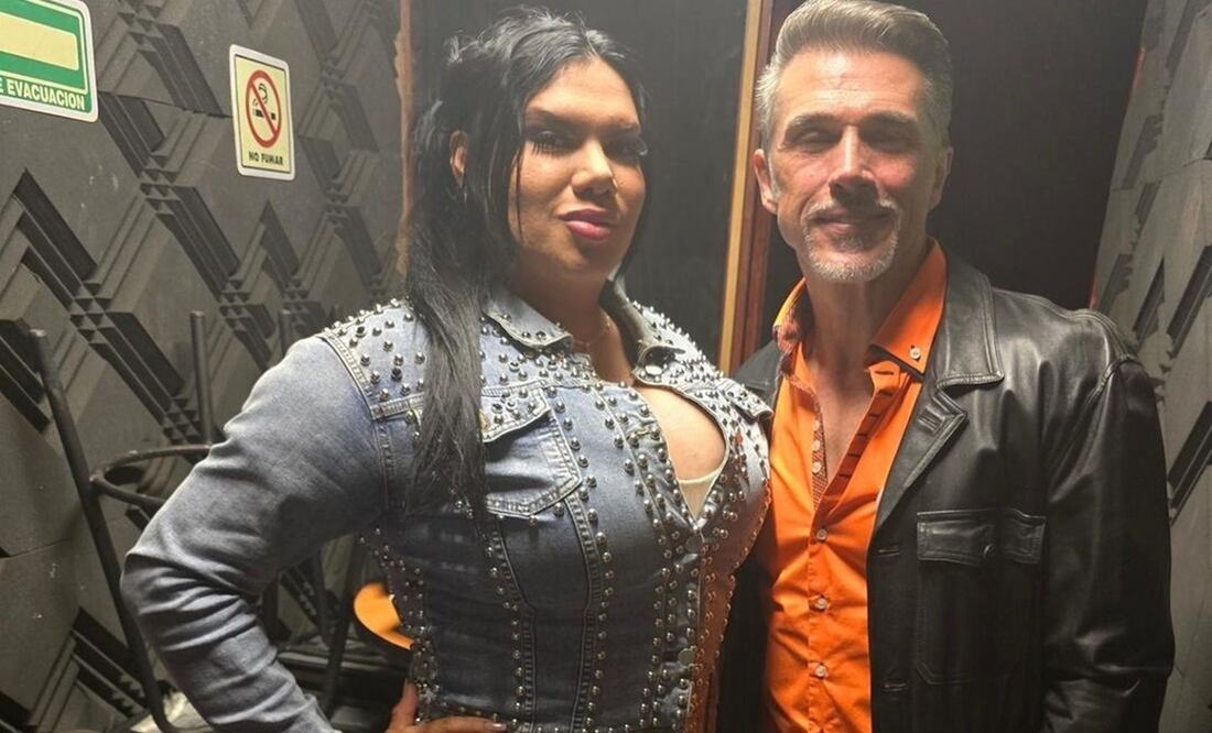 Kimberly y Sergio Mayer, reina y embajador de un comité para la marcha del orgullo 2024. Foto: @Instagram @kimberly_lamaspreciosa