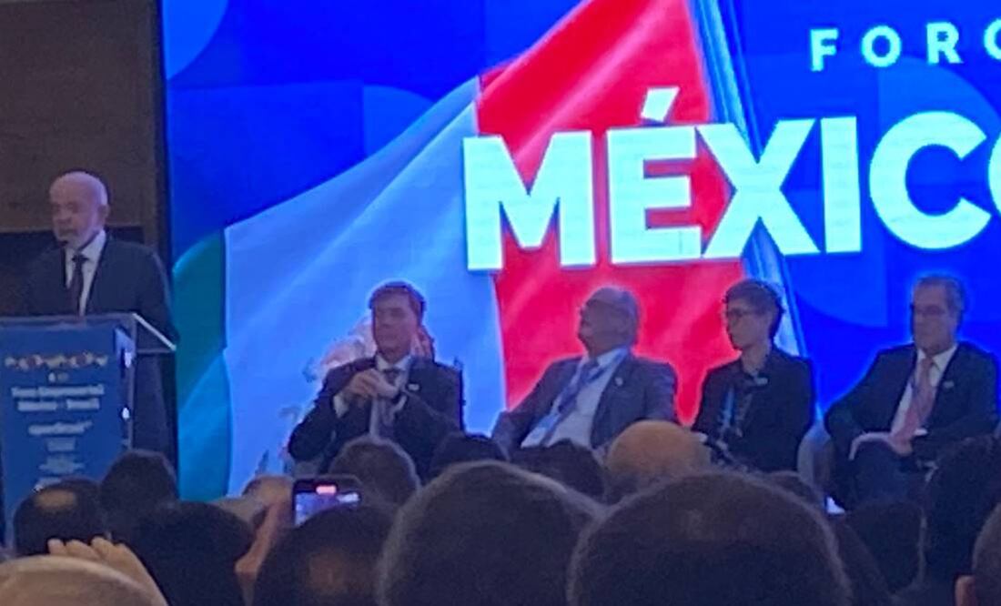 Luiz Inácio Lula Da Silva en el Foro Empresario México - Brasil. Foto: Ivette Saldaña / EL UNIVERSAL