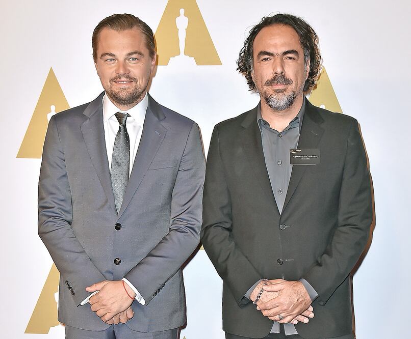 Alejandro González Iñárritu y Leonardo DiCaprio asistieron a la comida pero no a la sala de prensa (FOTOS: AGENCIAS)