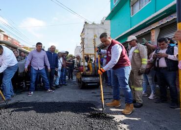 Inician reparación de 9 mil baches en Gustavo A. Madero; “los baches crean problemas, por eso le damos una solución pronta", dice alcalde