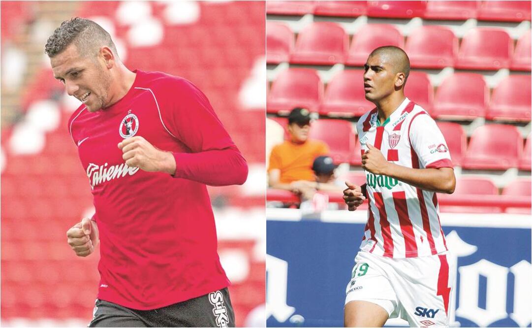 Alejandro Molina es un mediocampista mexicano y presunto agresor. Antonio Gorocito, delantero uruguayo del Necaxa, otro presunto agresor (ALEJANDRO GUTIÉRREZ. IMAGO7 / JORGE MURO. IMAGO7)