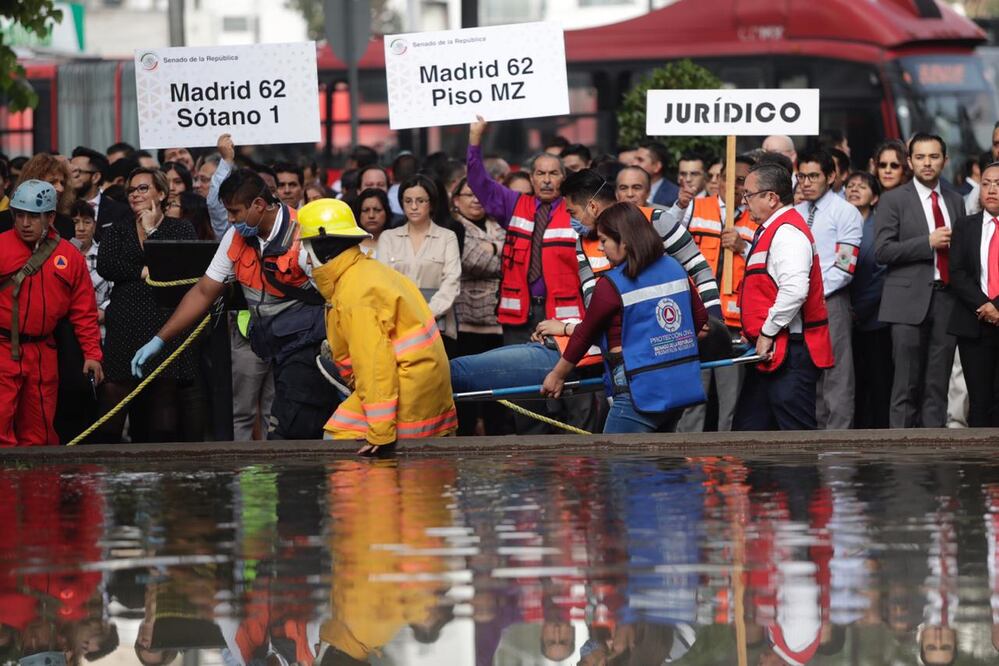 Macrosimulacro 2019. Foto: Iván Stephens / EL UNIVERSAL
