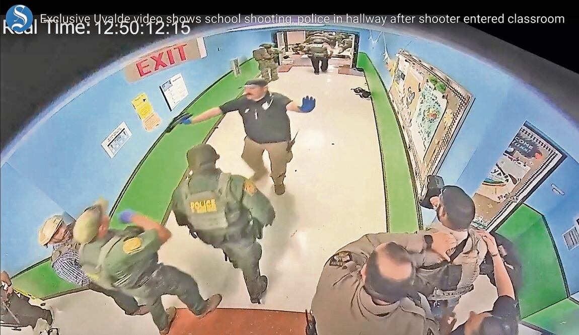 Tiroteo de Uvalde sucedido el 24 de mayo de 2022. Foto: Archivo/ EL UNIVERSAL