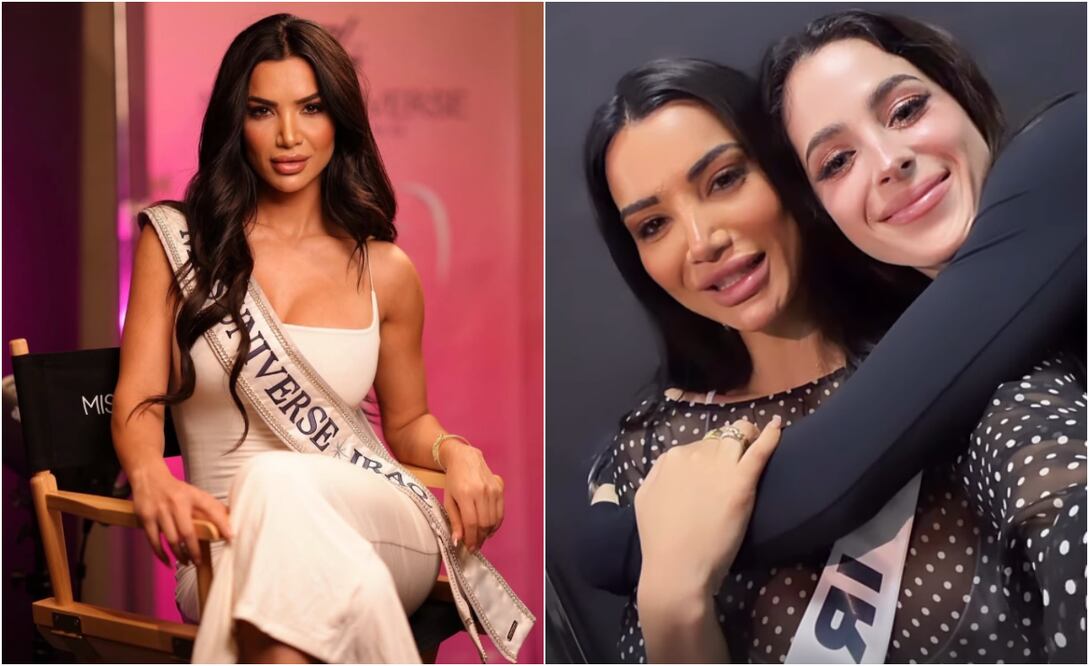 Hanin Al Qoreishy y Fátima Bosch, delegada de Irak y México en Miss Universe México 2025, respectivamente.
Fotos: Instagram, vía @haninalqoreishy