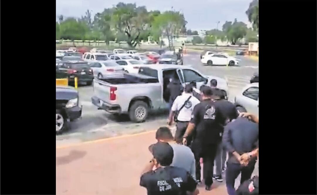 Los 7 sujetos fueron detenidos en la carretera Las Lumbreras a San Miguel de los Jagüeyes. Foto: ESPECIAL