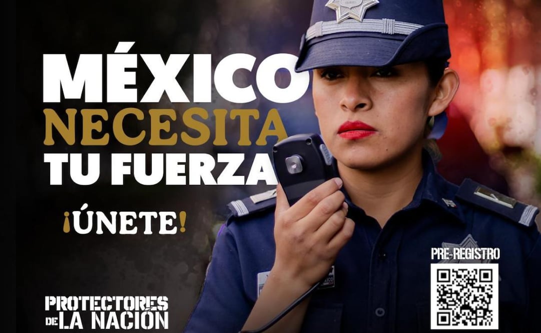 Entre los requisitos se encuentran: tener secundaria terminada, estatura mínima de 1.50 metros para mujeres y en el caso de los hombres 1.60 metros. Foto: SSPC