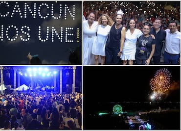 Ana Paty Peralta inicia en Cancún una nueva tradición: la celebración de Año Nuevo en Tajamar