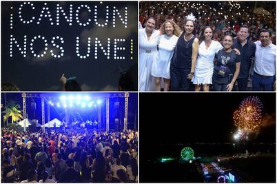 Ana Paty Peralta inicia en Cancún una nueva tradición: la celebración de Año Nuevo en Tajamar