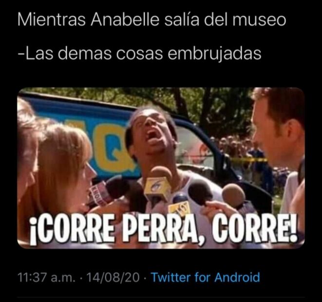 Twitter se llena de miedo con la "desaparición" de Annabelle