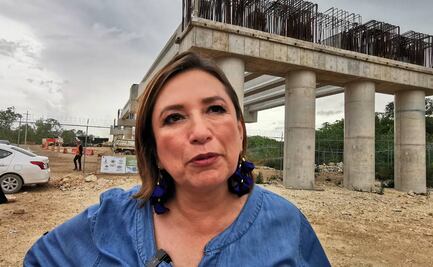 Xóchitl Gálvez visita Tramo 5 del Tren Maya en Quintana Roo; augura crisis hídrica