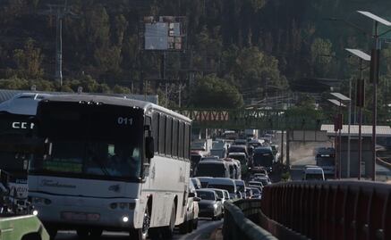 Se desata riña con todo y grúa en Indios Verdes por bloqueo de transportistas
