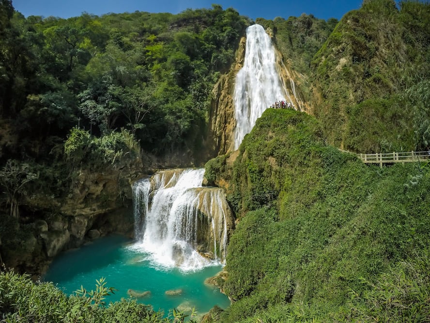 Cascadas El Chiflón.  (Foto: Istock)